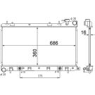 Kühler, Motorkühlung BEHR CR 1874 000S