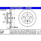 Bremsscheibe 24.0116-0109.1