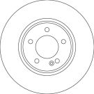 TRW Bremsscheibe DF4638S TRW SINGLE