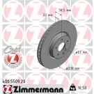 ZIMMERMANN Bremsscheibe 400.5509.20 Coat Z