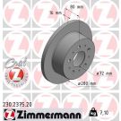ZIMMERMANN Bremsscheibe 230.2375.20 Coat Z