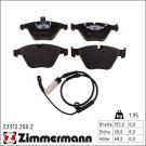 ZIMMERMANN Bremsbeläge 23312.200.2