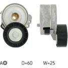 Spannrolle Multi-V Citroen Berlingo,Jumpy,Peugeot 206 VKM 33032