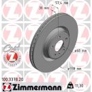 ZIMMERMANN Bremsscheibe 100.3378.20 Coat Z