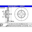 Bremsscheibe Nissan P. Micra/Note 1.2 10 24.0122-0277.1