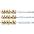 BGS Messingbürste 14 mm Antrieb Außensechskant 6,3 mm (1/4 ) 3-tlg 3078-14-M
