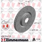 ZIMMERMANN Bremsscheibe 400.5541.20 Coat Z