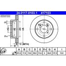 Bremsscheibe 24.0117-0103.1