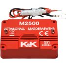 Marderschutz M2500 Pulsierende Ultraschall-Sinustöne ohne Gewöhnungseffekt