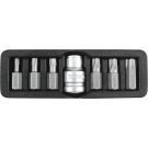 Bitsatz Torx Security T25-T55 7Tlg. Metallkasten YT-0416