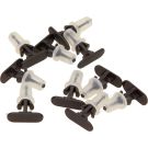 Türdichtungsclips / Ford Galaxy / Opel Astra Corsa Zafira / Seat Alhambra 96-10 / VW Sharan 96-10 (10 Stück) C50844