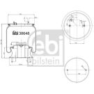 FEBI BILSTEIN Luftfeder 38648