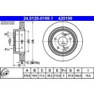 Bremsscheibe Db T. S124/W203 Combi 89-96 24.0120-0199.1 Bremsscheibe Db T. S124/W203 Combi 89-96 24.0120-0199.1