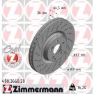 ZIMMERMANN Bremsscheibe 400.3660.20 Coat Z