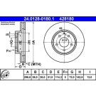 Bremsscheibe 24.0128-0180.1