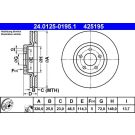 ATE Bremsscheibe 24.0125-0195.1