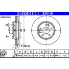 Bremsscheibe Db P. W202/W210/Cl203 95-11 Power Disc PowerDisc 24.0325-0110.1