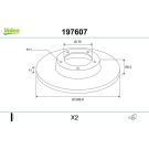VALEO Bremsscheibe 197607
