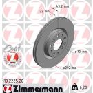 ZIMMERMANN Bremsscheibe 110.2225.20 Coat Z