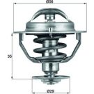 Thermostateinsatz mit Dichtung TX 73 82D