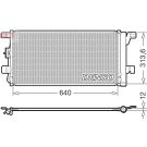 DENSO Kondensator, Klimaanlage DCN02049