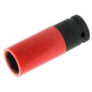 SW-Stahl Radmutterneinsatz 21 mm - 1/2Z schlagfest, Kunststoffgekapselt 07873L