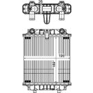 Kühler, Motorkühlung CR 1202 000P