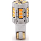 WY16W W2,1x9,5d T15 LED Glassockel 24x 2835 SMD Orange Canbus