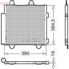 DENSO Kondensator, Klimaanlage DCN21033