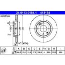 Bremsscheibe Citroen P. Berlingo/C2/C3/Partner 96 24.0113-0184.1
