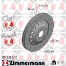 ZIMMERMANN Bremsscheibe 100.3383.70 Formula Z