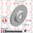 ZIMMERMANN Bremsscheibe 150.3480.20 Coat Z
