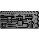 Schubladeneinlage Pvc Leer F÷r Steckschlüsselsatz 1/2 10-32 YT-55371