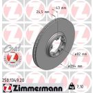 ZIMMERMANN Bremsscheibe 250.1349.20 Coat Z