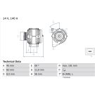 Lichtmaschine 0 986 042 840