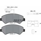 Bremsbelagsatz Fiat P. Ducato 06- Ad 1600Kg 2 Sensoren Verbessert 2446703