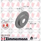 ZIMMERMANN Bremsscheibe 285.3511.20 Coat Z