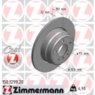 ZIMMERMANN Bremsscheibe 150.1299.20 Coat Z
