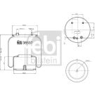 FEBI BILSTEIN Luftfeder 38537