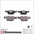 ZIMMERMANN Bremsbeläge 20968.175.1