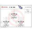 BREMBO Bremsklötze VA P 59 046