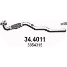 Abgasrohr OPEL Astra H 04 34.4011