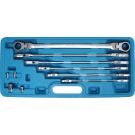 BGS Doppel-Ratschen-Gelenkschlüssel-Satz SW 8 - 19 mm 10-tlg 1541