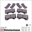 ZIMMERMANN Bremsbeläge 24386.180.1