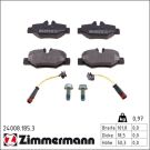 ZIMMERMANN Bremsbeläge 24008.185.3
