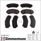 ZIMMERMANN Bremsbeläge 23488.155.1