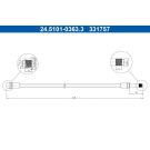 ATE Bremsschlauch 24.5101-0363.3