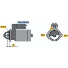 Starter BMW,OPEL 0 986 019 980