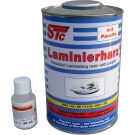 STC Laminierharz mit Paraffin (mit MEKP flüssig Härter) Flasche 1 L | 76181