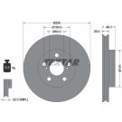 Bremsscheibe Toyota P. Prius 09 PRO 92225003